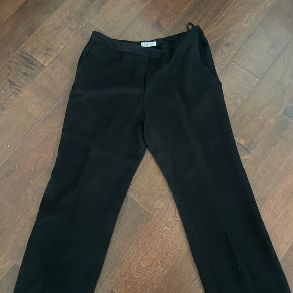 Women's Stunning Suit- Black Tuxedo Jacket & Dress Pants-Calvin Klein - Picture 2 of 13